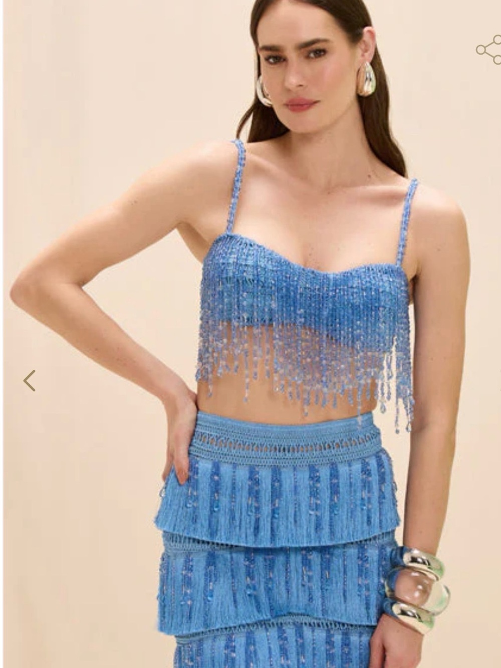 PatBO CLARA FRINGE TOP